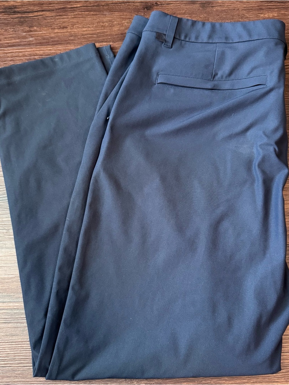 Lululemon Mens Pants ABC Classic Fit Trouser 38 Warpstreme Chino Navy Blue